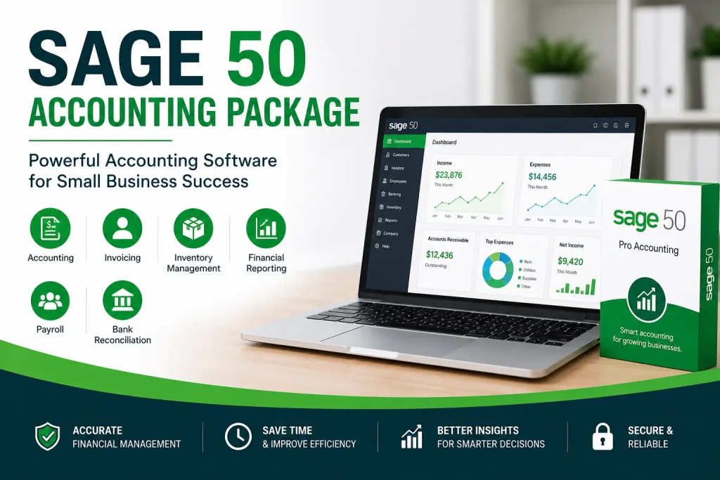 Sage 50 Accounting Package: Complete Guide for Small Businesses
